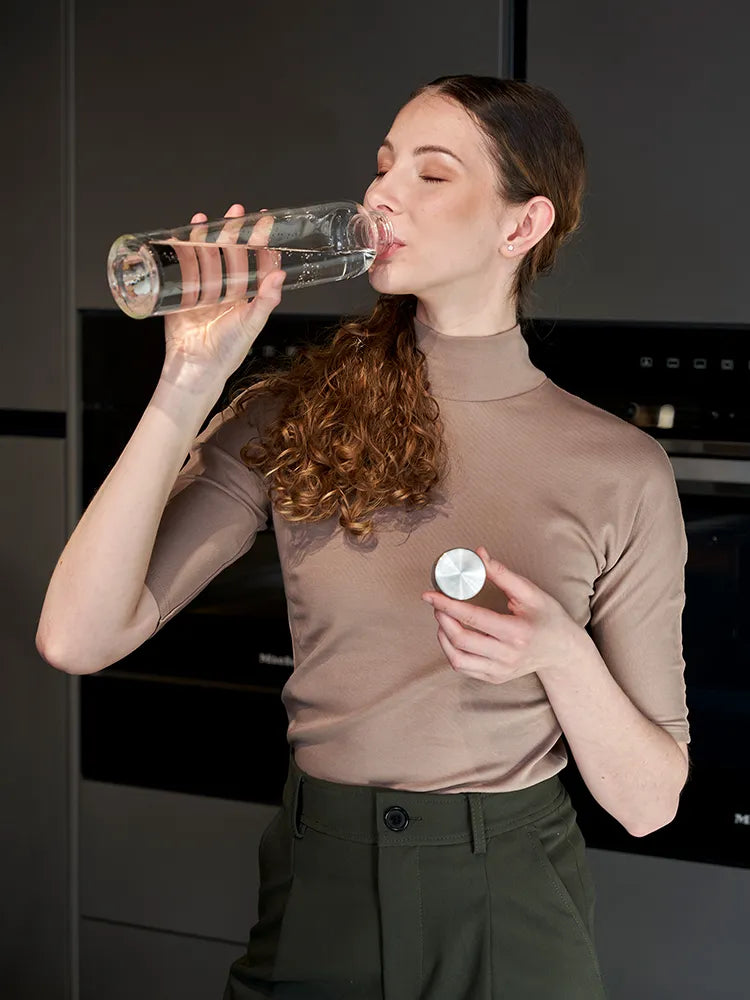 Trinkflasche aus Glas – 750 ml