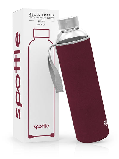 glasflasche-750ml-mit-neoprenhuelle-berry #color_berry