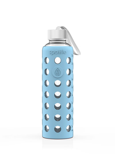 Trinkflasche Glas mit Silikonhülle – 500 ml