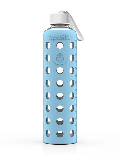 Trinkflasche Glas mit Silikonhülle – 750 ml