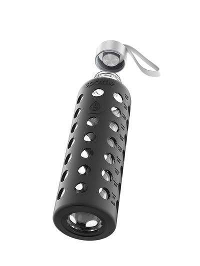 Trinkflasche Glas mit Silikonhülle – 500 ml